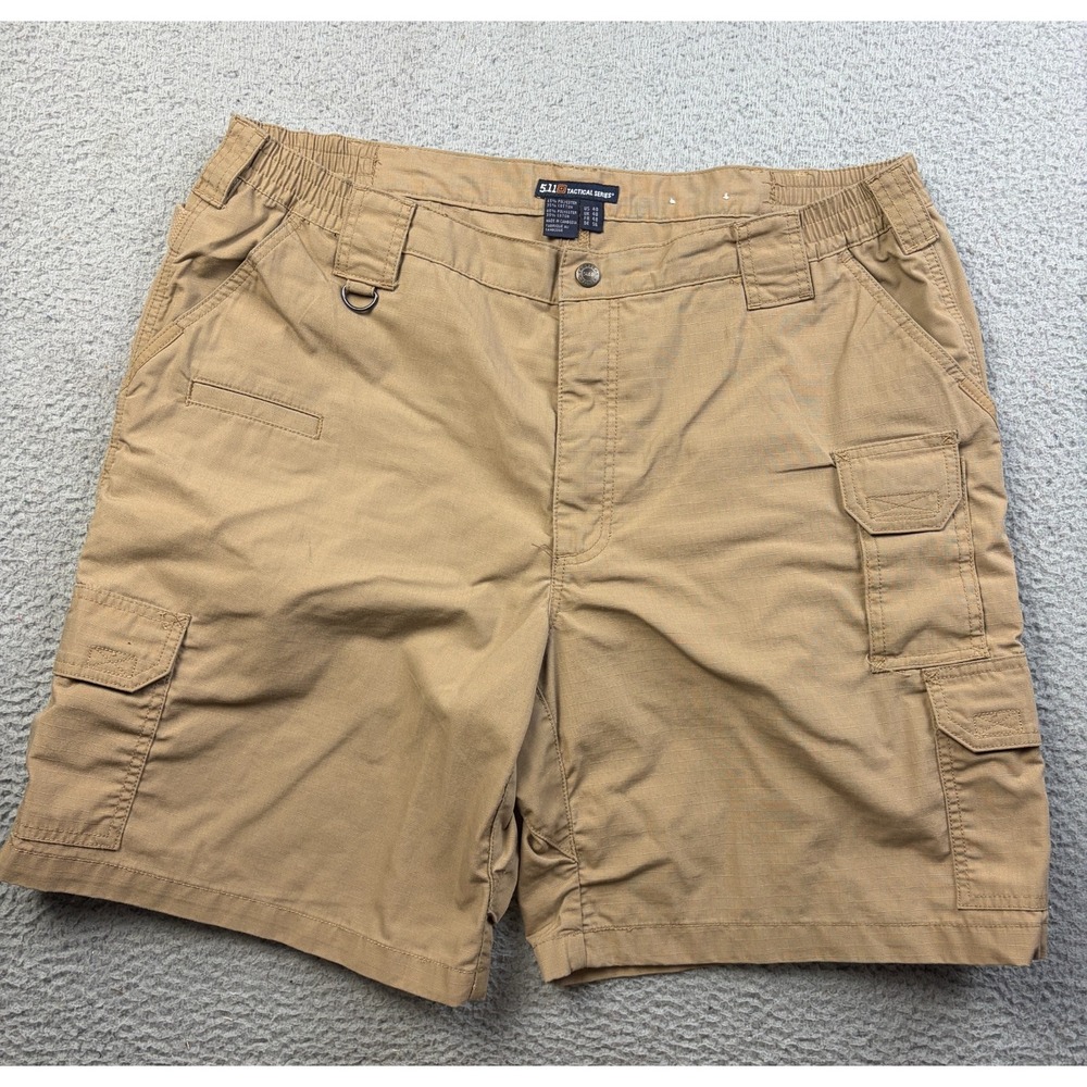 5.11 Tactical Taclite Pro Shorts Mens 40 Tan 9.5" Ripstop Cargo Utility